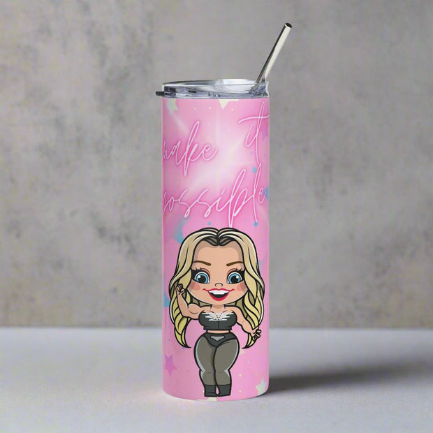 Trish Stratus “Make It Possible” Tumbler